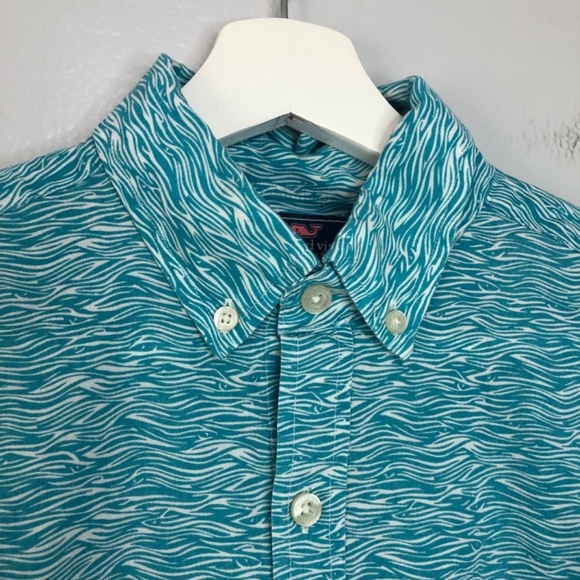 Vineyard Vines Mens Slim Fit Tucker Shirt XS Blue - Picture 4 of 13